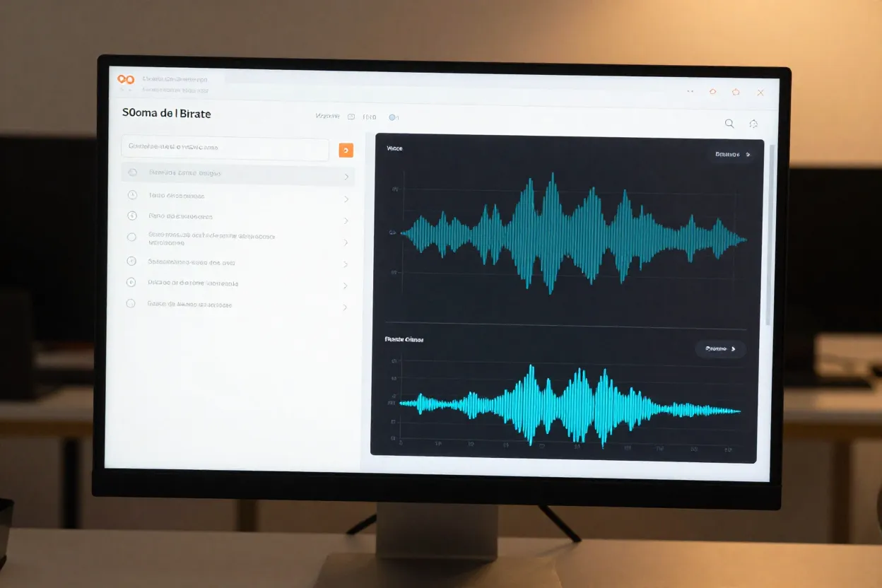 Interface de ferramenta texto para voz com opcoes em portugues brasileiro