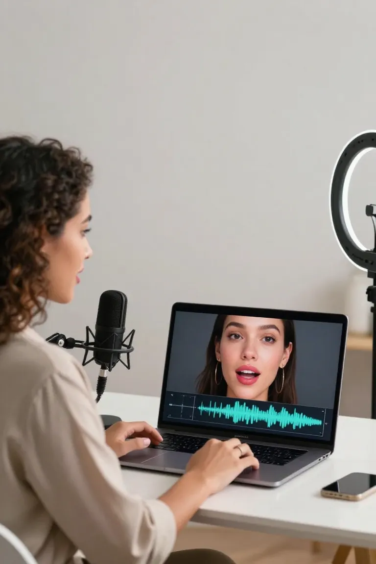 Com Lip Sync Perfeito e Automático - Antes