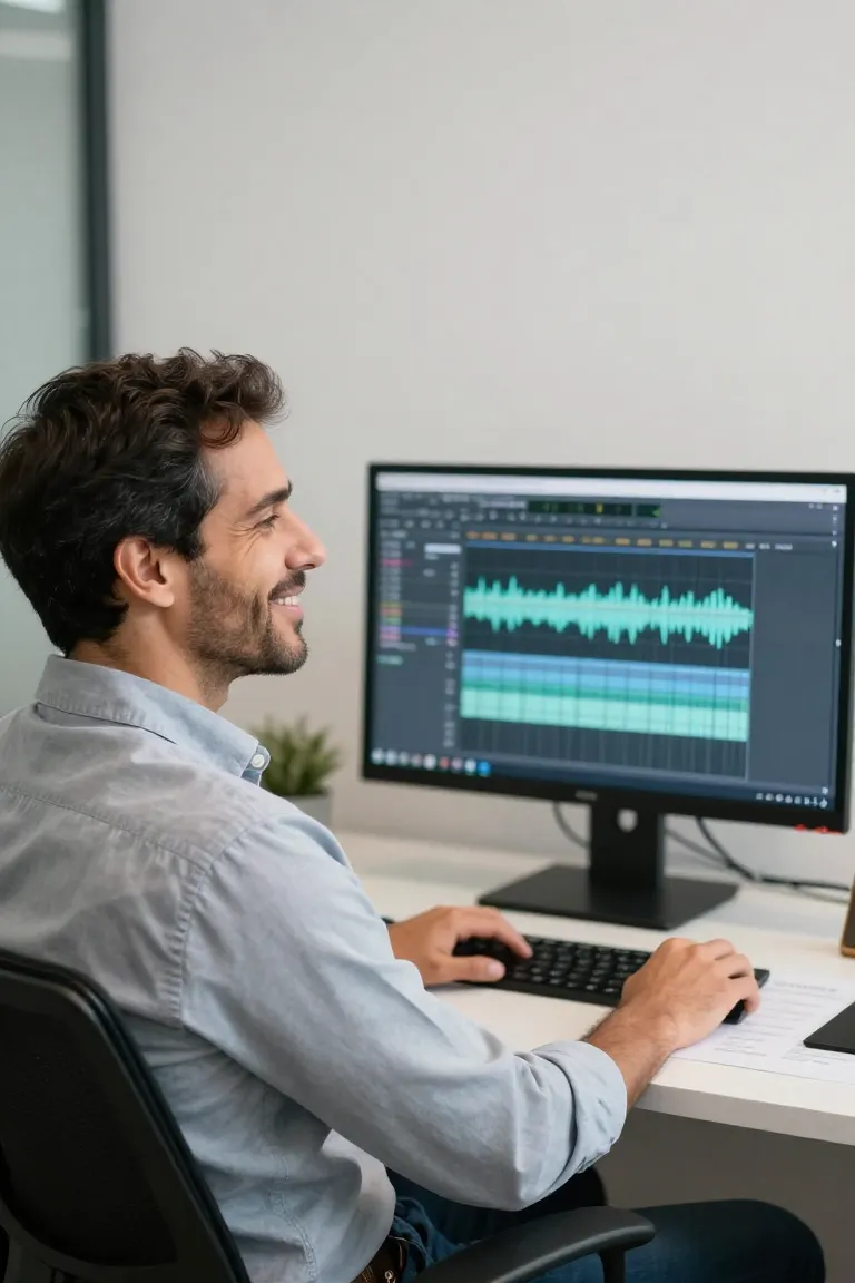 Profissional: Qualidade de Estúdio - Antes