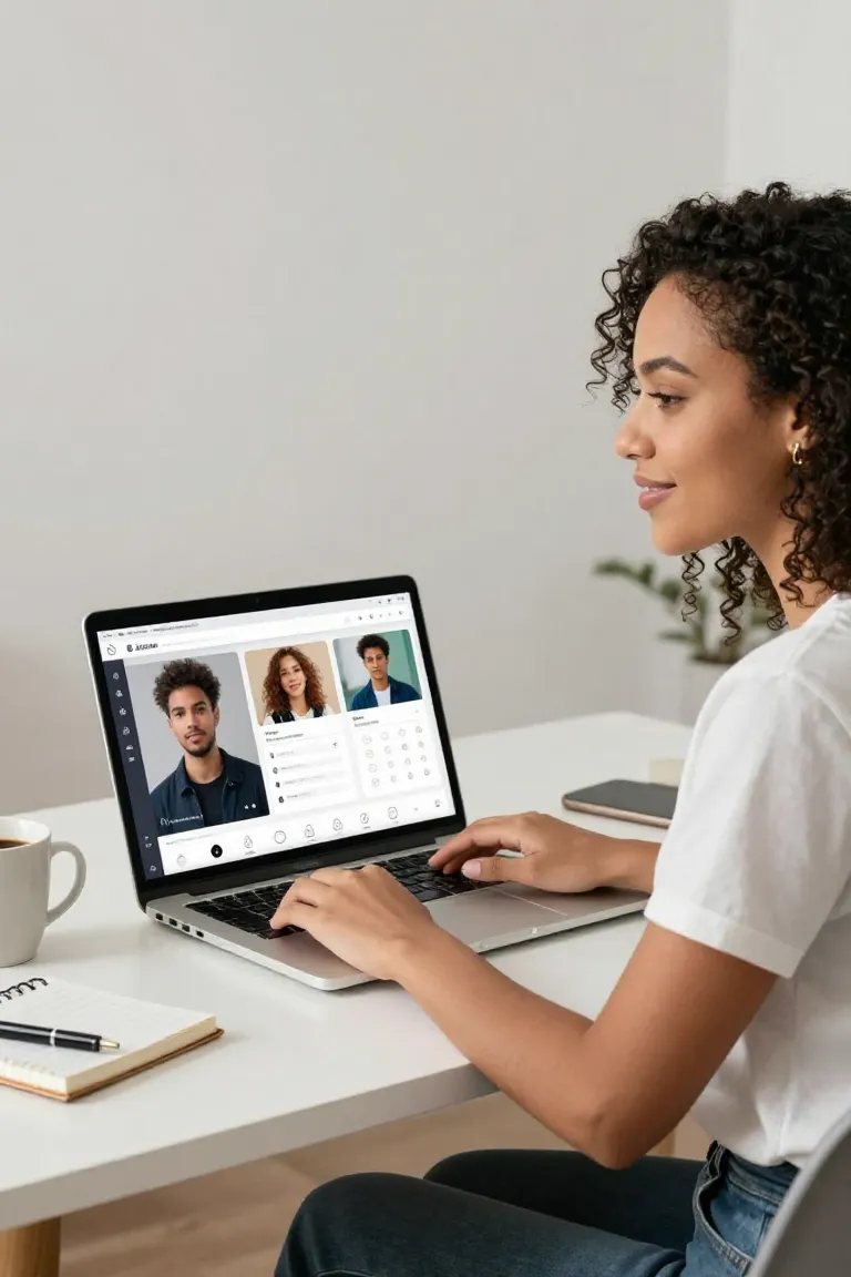 Com IA: Automático e Profissional - Antes