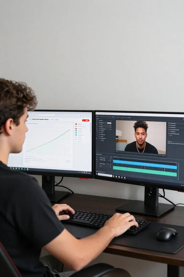 Para YouTube: Conteúdo que Retém - Antes