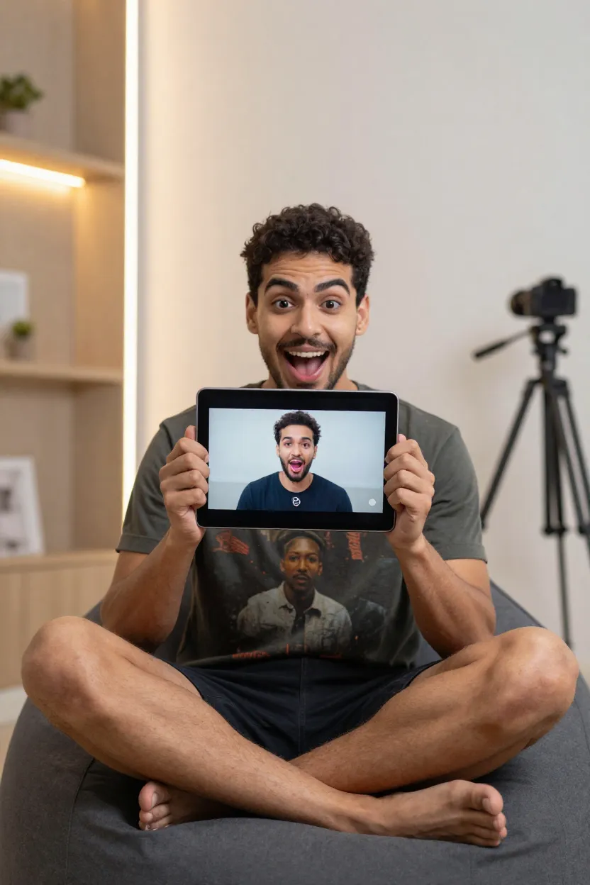 Criar Vídeo com IA em Segundos - Antes