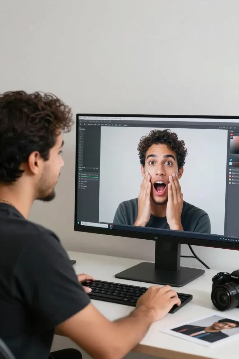 Com Foto: Anime Qualquer Imagem - Antes