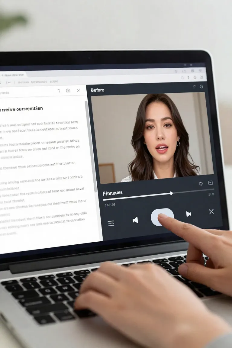 A Partir de Texto: Do Script ao Vídeo - Depois