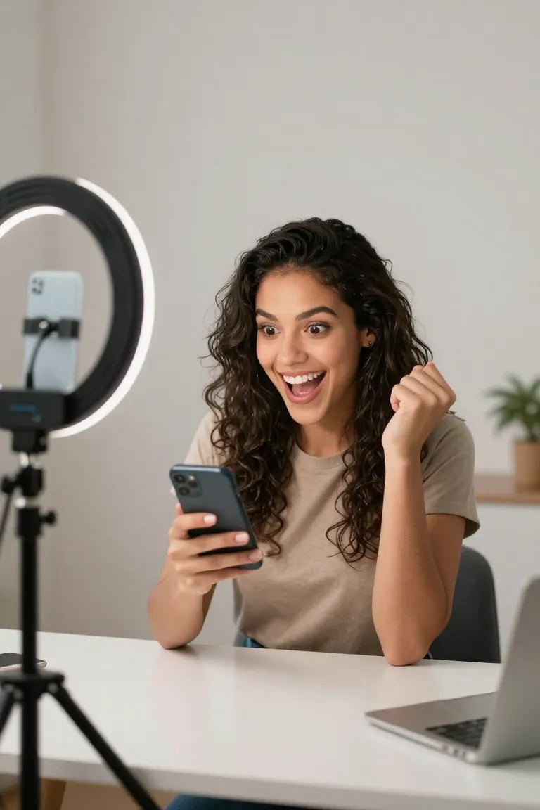 Viral: Bombar no TikTok e Reels - Antes