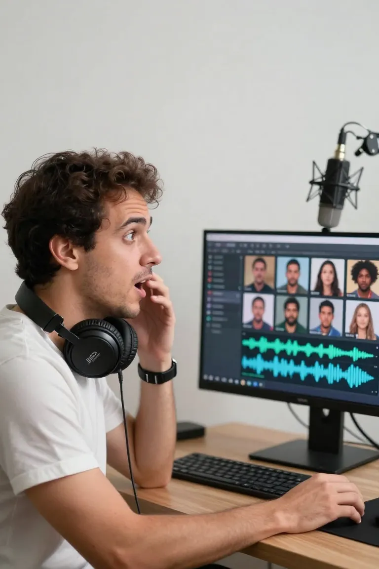 Com Voz de Celebridades Brasileiras - Antes