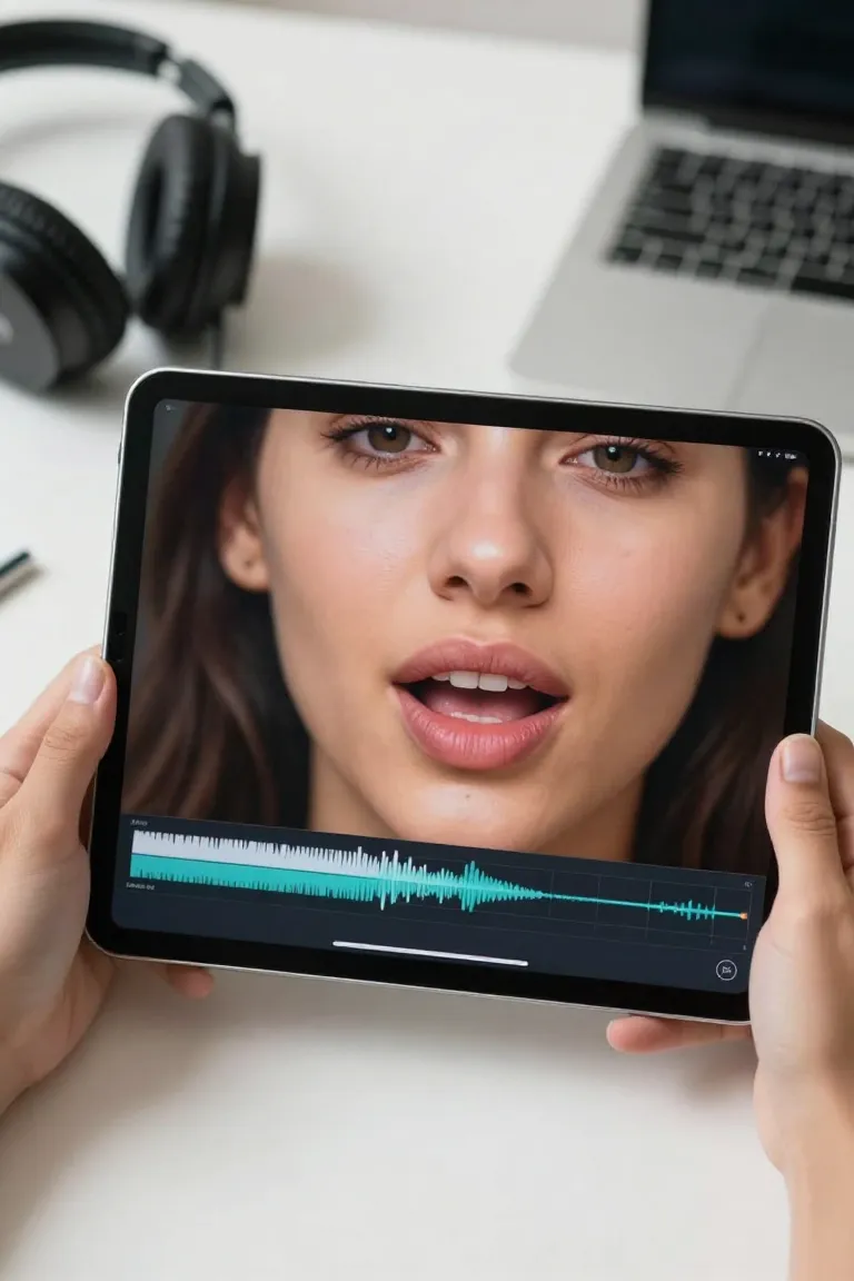 Com Lip Sync Realista e Automático - Antes