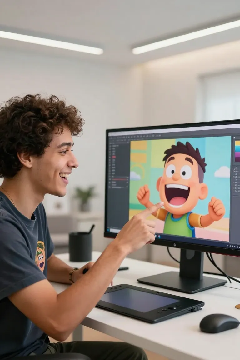 De Animação: Dê Vida aos Desenhos - Antes