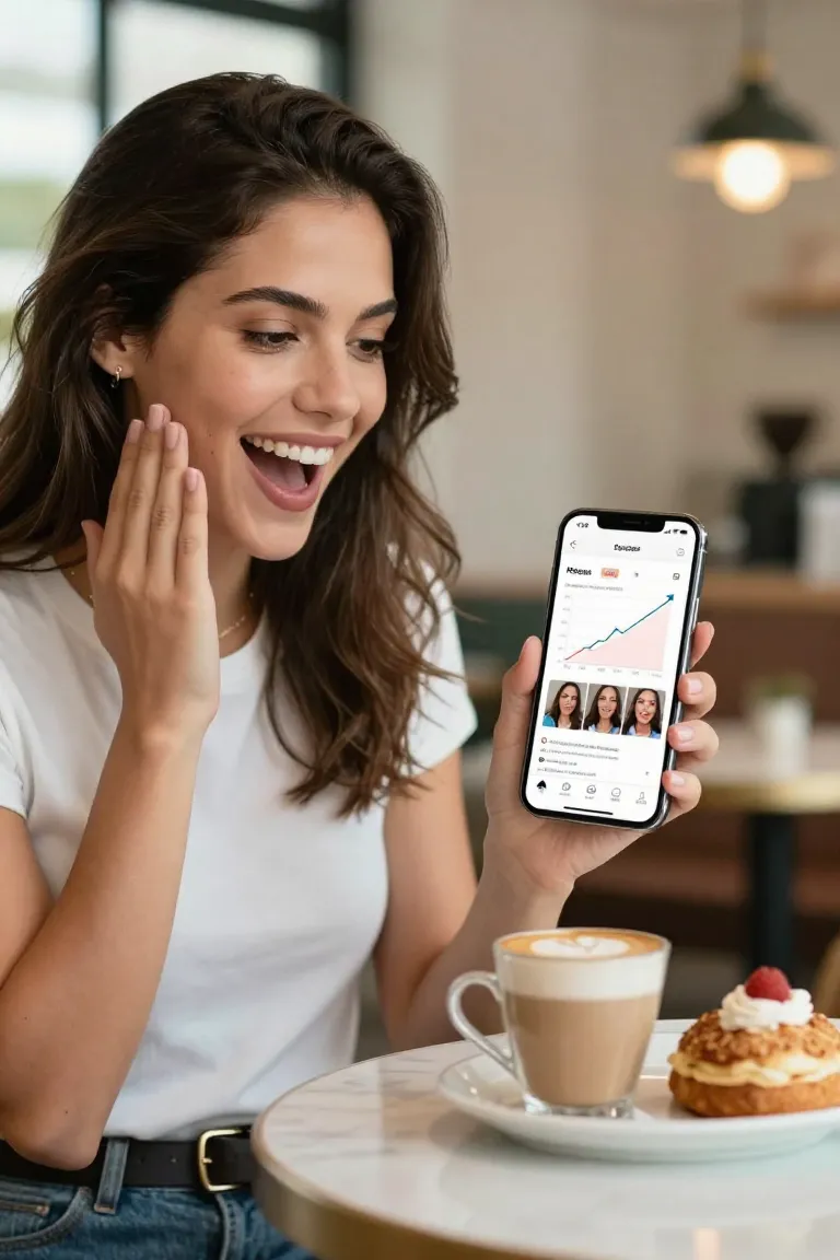 Para Reels: Engajamento no Instagram - Antes