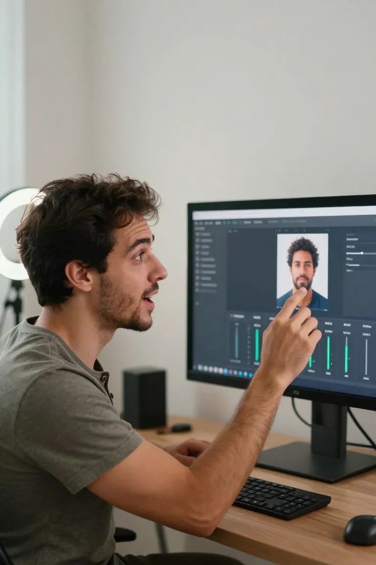 Personalizada: Sua Voz Exclusiva com IA - Antes