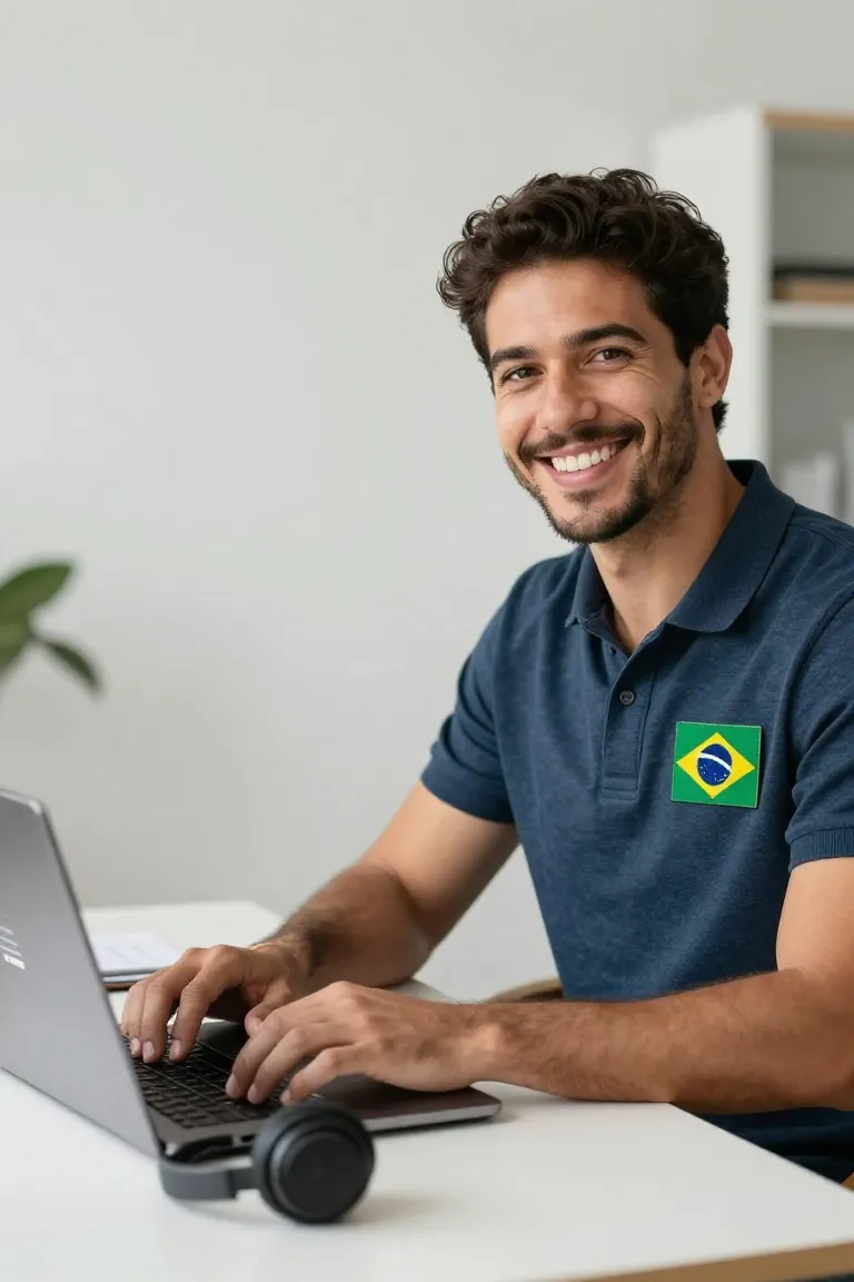 Em Português: Sotaque 100% Brasileiro - Antes