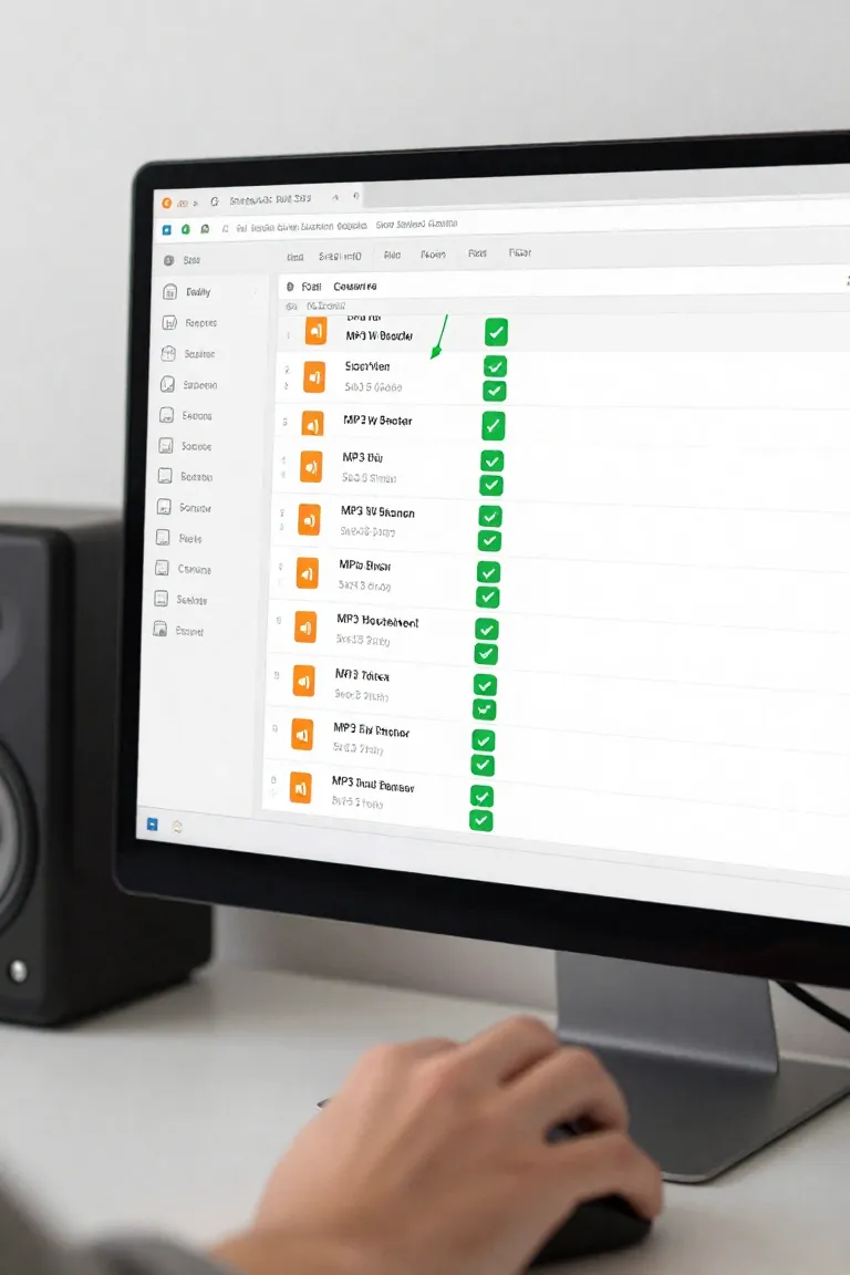 MP3: Download Pronto em Segundos - Depois