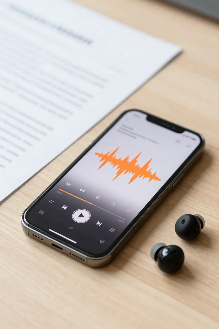 Para Narração Profissional em Segundos - Antes